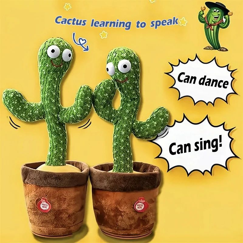 Dancing Cactus Toy Repeat Talking