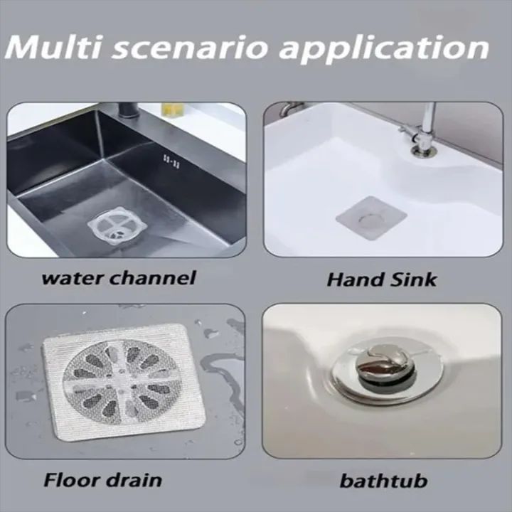 10Pcs Floor Drain Stickers