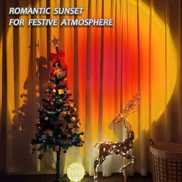 Sunset Lamp (WITH REMOTE) 16 Colors LED Changing 3-in-1